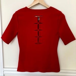 ALEXANDER WANG vermillion shirt